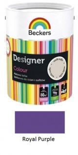 Artykuły malarskie Matowa farba lateksowa Beckers Designer Colour royal purple 2,5 l