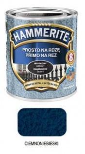 Malowanie Hammerite Farba do metalu Ciemnoniebieski młotkowy 0,25 l