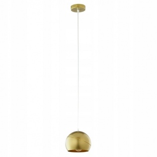 Elektryka i elektronika  Lampa wisząca TK-Lighting yoda 1 punkt światła E27 złota