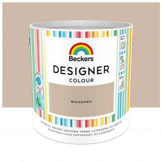 Farby kolorowe Farba lateksowa Designer Colour Macadamia 2,5 l