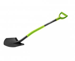 Szpadle VERTO Szpadel ostry metalowy trzonek plastikowy uchwyt 15G010