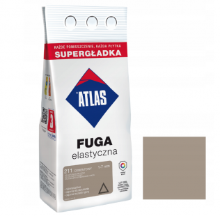 Budowa Fuga elastyczna 211 cementowy Atlas 2 kg