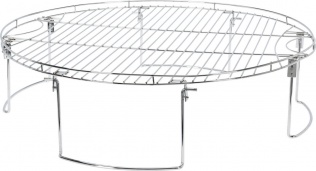 Grillowanie Uniwersalny ruszt grillowy 65 cm ze składanymi nóżkami