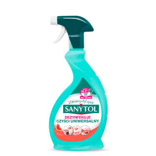 Sprzątanie Uniwersalny środek czyszczący i dezynfekujący grejpfrut i trawa cytrynowa Sanytol