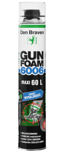 Budowa Piana pistoletowa Den Braven Gunfoam 6006 825 ml