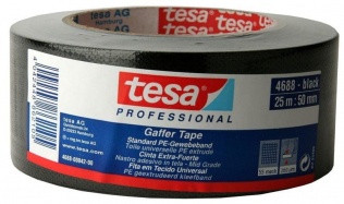 Taśmy Czarna taśma naprawcza tesa® GAFFER 25m x 50mm