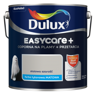 Dulux EasyCare+ Dulux EasyCare+ Stalowa szarość 2,5 l