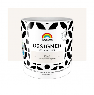 Farby kolorowe Farba ceramiczna Beckers Designer Collection Straw 2,5 l