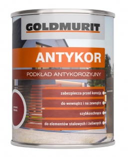 Malowanie Goldmurit Podkład antykorozyjny Antykor czerwony tlenkowy 0,8L