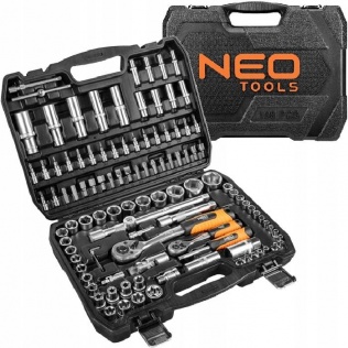 Narzędzia ręczne Klucze nasadowe Neo Tools 108 el. 10-212 ZESTAW