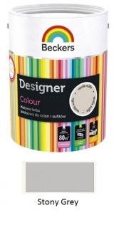 Beckers Designer Colour Matowa farba lateksowa Beckers Designer Colour stony grey 2,5 l