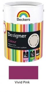 Beckers Designer Colour Matowa farba lateksowa Beckers Designer Colour vivid pink 5 l