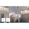 Dom Kurtyna świetlna sople 200 LED ciepły biały + zimny biały flesz 13-588