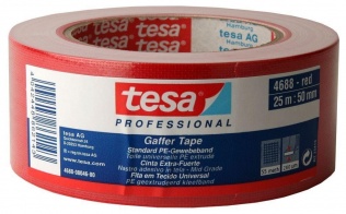 Taśmy Taśma naprawcza tesa® GAFFER 25m x 50mm, czerwona