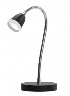 Elektryka i elektronika  Lampka biurkowa Larus czarna LED 3W