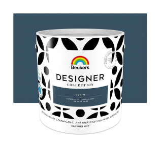 Farby kolorowe Farba ceramiczna Beckers Designer Collection Denim 2,5 l
