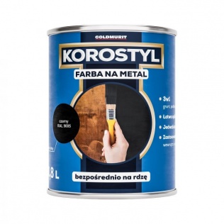 Malowanie Farba Na Metal Korostyl Szary 7035 0,7L Goldmurit