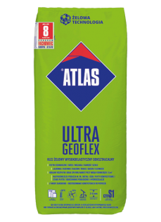 Budowa Klej żelowy do płytek wysokoelastyczny Atlas Geoflex Ultra 5 kg