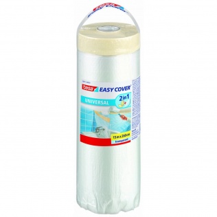 Taśmy FOLIA Z TAŚMĄ MALARSKĄ EASY COVER UNIVERSAL TESA 15MX2600MM 1SZT/OPAK
