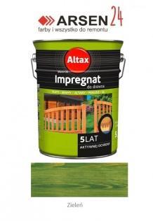 Impregnaty Impregnat dekoracyjny do drewna Altax zielony 4,5 l