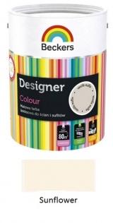 Beckers Designer Colour Matowa farba lateksowa Beckers Designer Colour sunflower 2,5 l