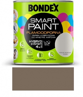 Malowanie Plamoodporna farba hybrydowa Bondex Smart Paint pudełko mlecznych czekoladek 2,5l