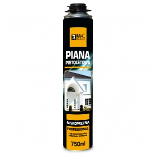 Silikony, piany, kleje Pianka pistoletowa zimowa Bausolid 750 ml