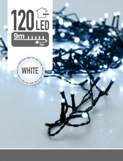 Oświetlenie Lampki choinkowe 120 LED zimne białe