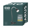 Elektryka i elektronika  Lampka biurkowa czarna Larus klips LED 3W
