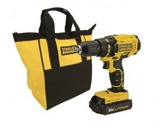 Narzędzia Wiertarko-wkrętarka z torbą Stanley Fatmax FMC601C2S 18V 2x1.3AH 