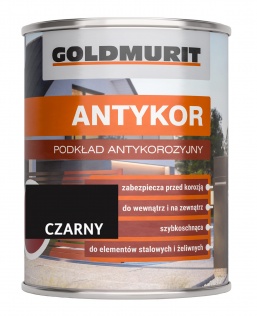 Malowanie Goldmurit Podkład antykorozyjny Antykor czarny 0,8L