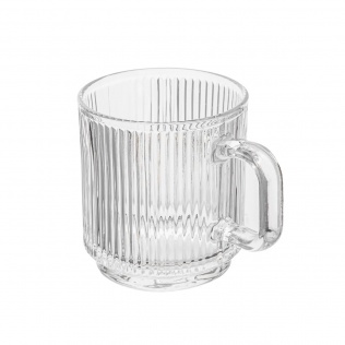 Dom Szklanka kubek szklany Selena prążkowana Altom Design 360 ml
