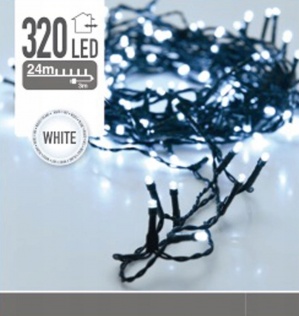 Oświetlenie Lampki choinkowe 320 LED zimne białe