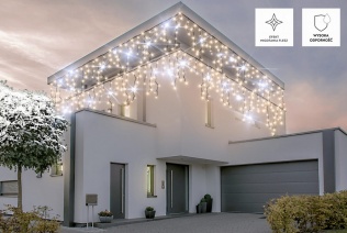 Elektryka Kurtyna świetlna sople efekt FLESZ Bulinex 75-338 6 W 100 LED