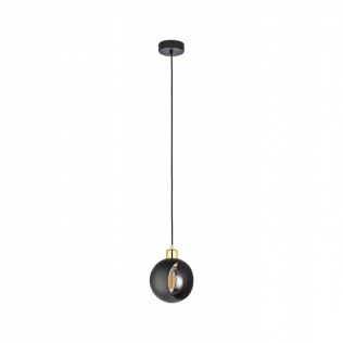 Elektryka i elektronika  Lampa wisząca TK-Lighting Cyklop 1 punkt światła E27 czarna