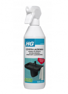 Środki myjące HG Czysta Łazienka pianka do czyszczenia kolorowej armatury 500ml